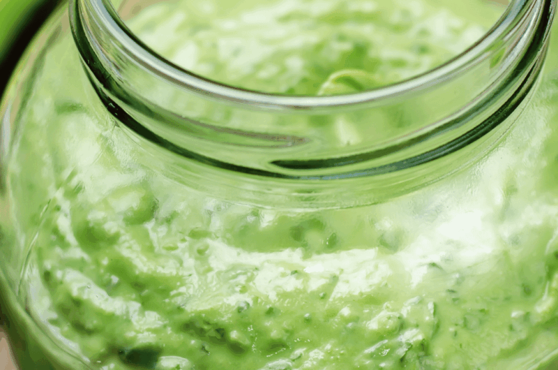 Green goddess Vinaigrette Dressing 